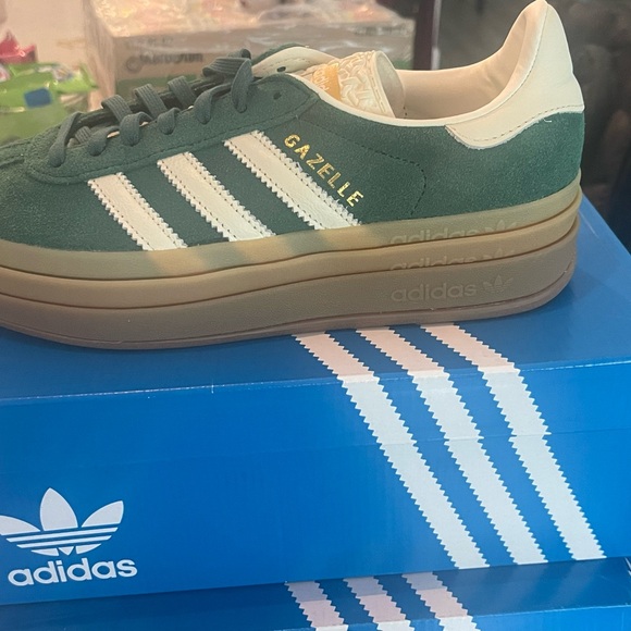 adidas Shoes - Adidas Gazelle Bold Green Sneakers size 6.5 New but no tags; bought wrong size